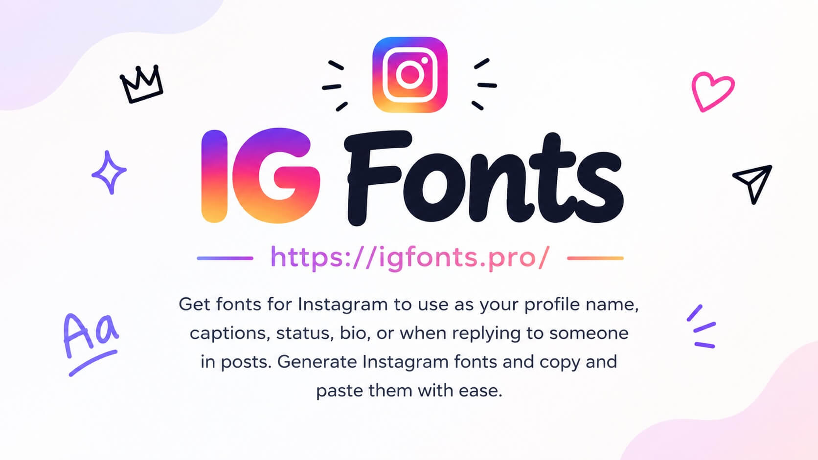 Instagram Fonts